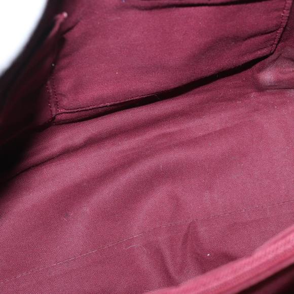 BURBERRY Nova Check Blue Label Hand Bag Canvas Beige Red Auth yk13174 - Picture 12 of 16